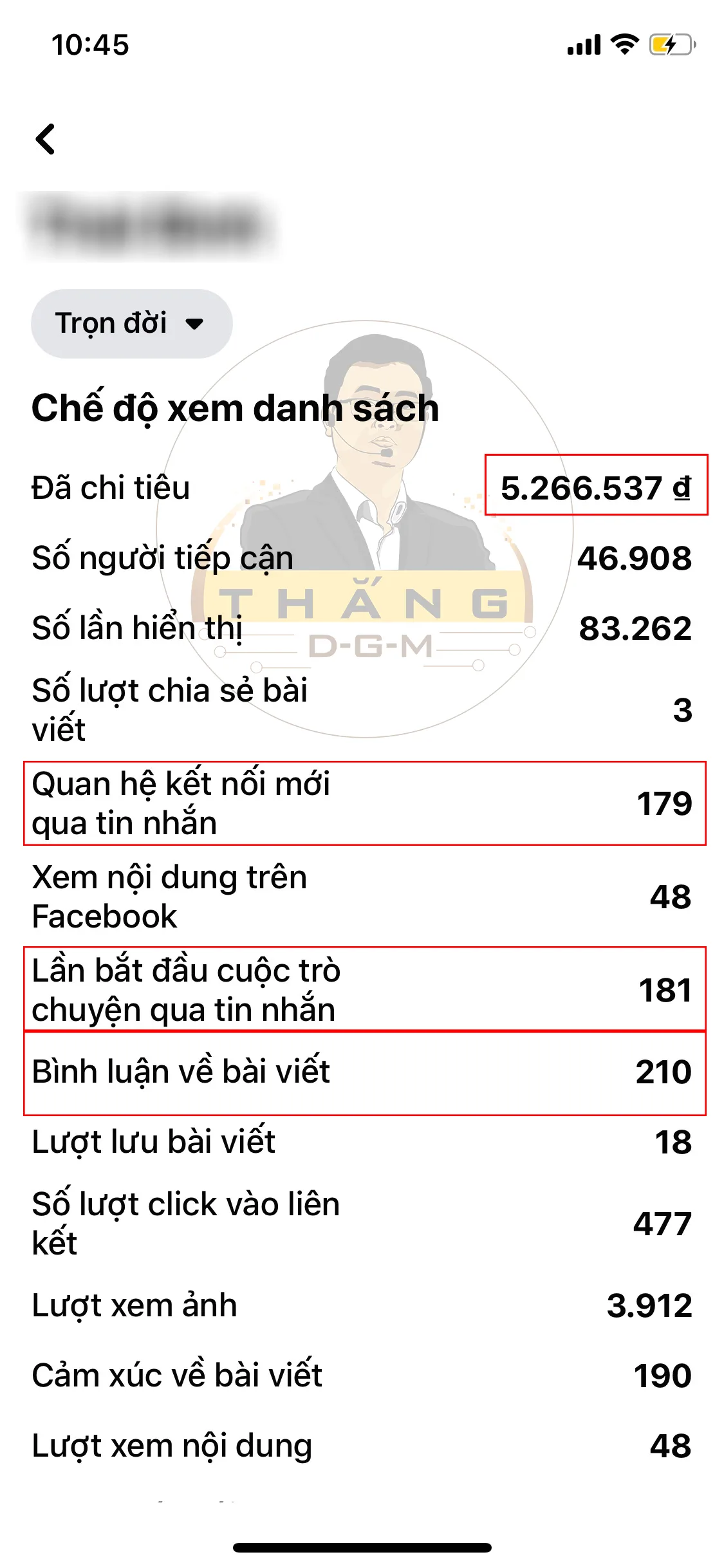 feedback quảng c&aacute;o facebook ads