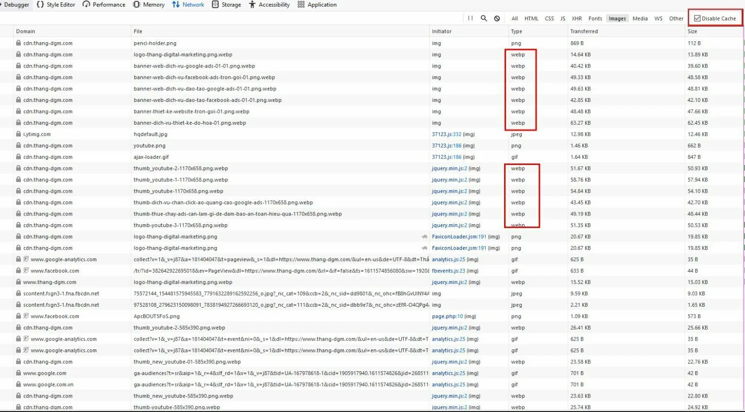 tối ưu tốc độ website