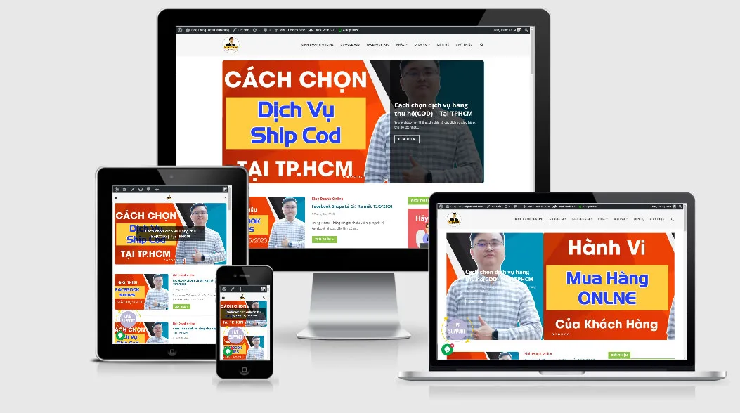 Thiết kế website phải tương th&iacute;ch nhiều thiết bị