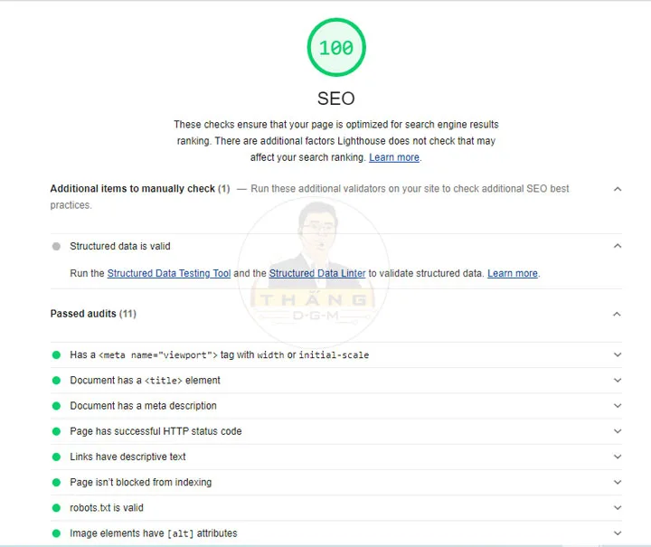 thiết kế website phải chuẩn seo google