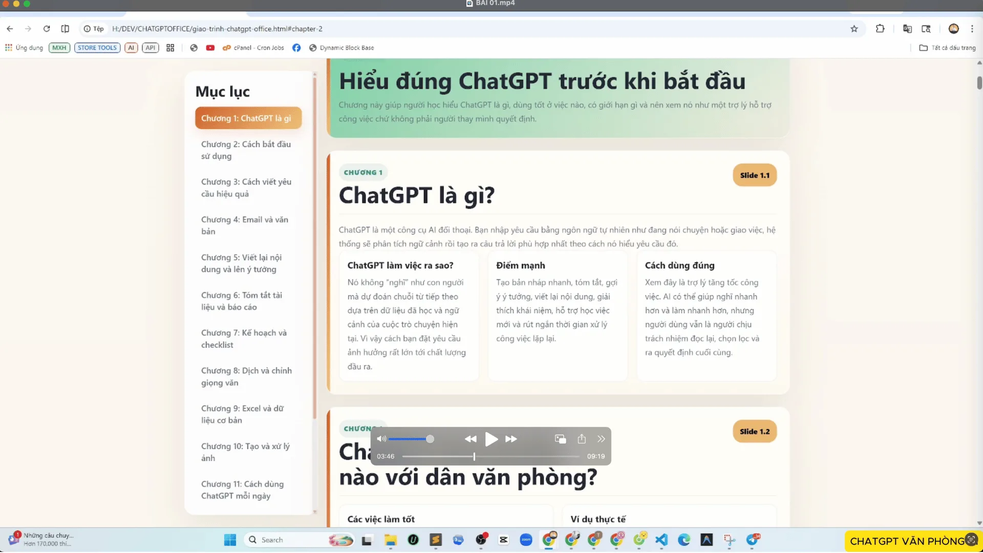 ChaGPT Cơ Bản Cho Dân Văn Phòng